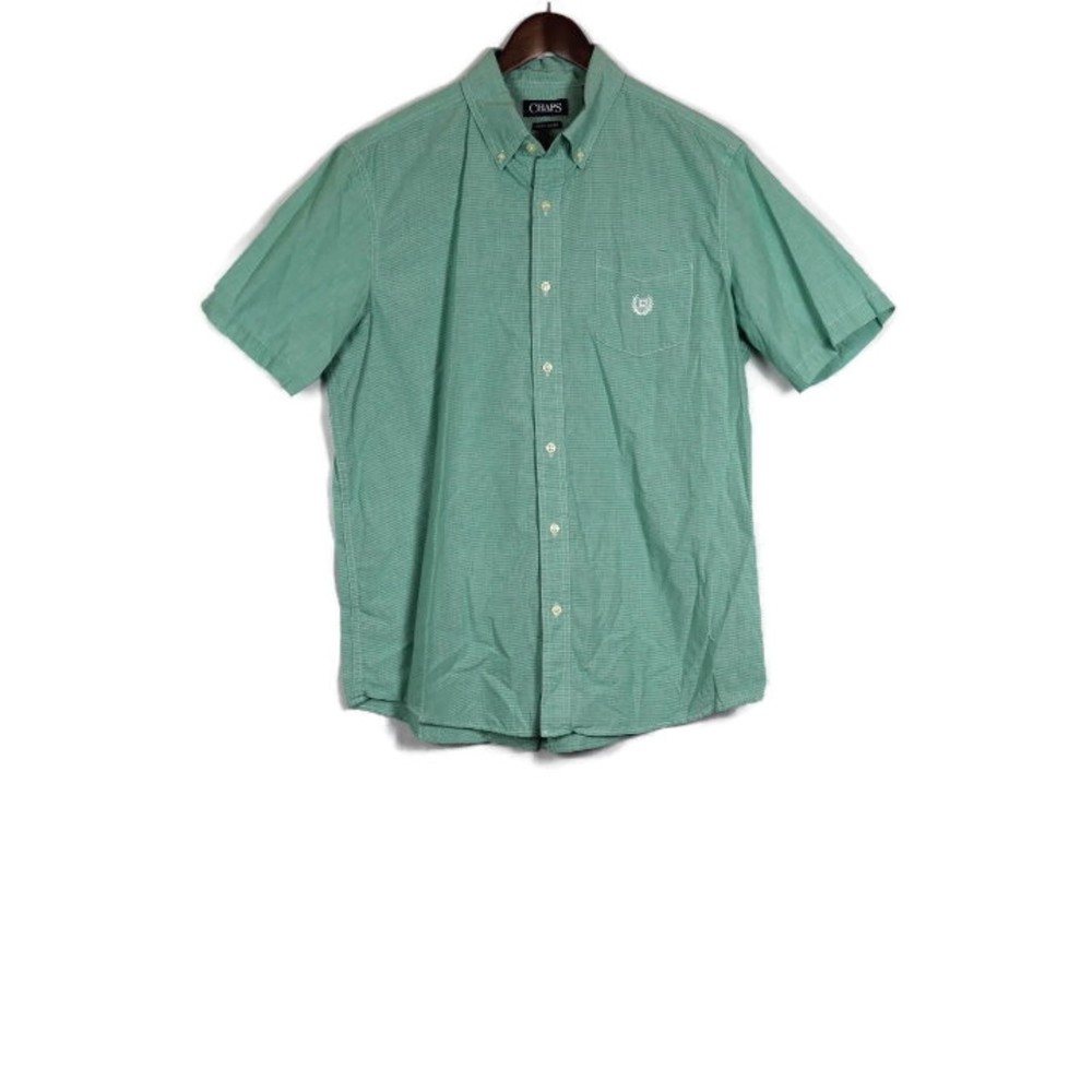 Chaps Marc Anthony 2 Men's Short Sleeve Dress Shirts Size Large 016